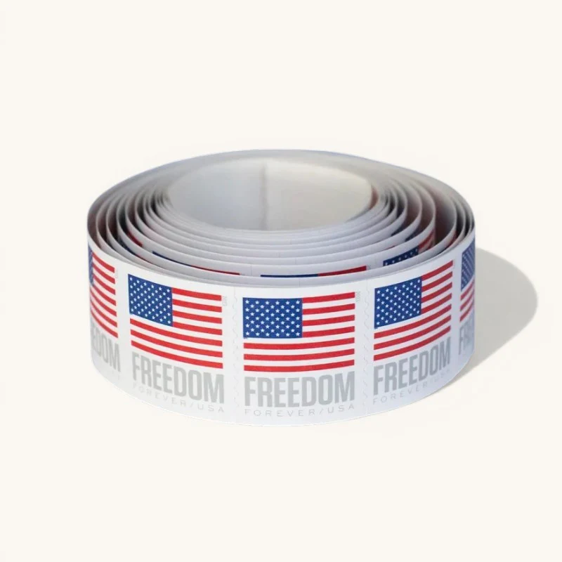2023 US Flag First Class - Forever Postage Stamps - Coil of 100(10 Roll of 1000 Stamps)