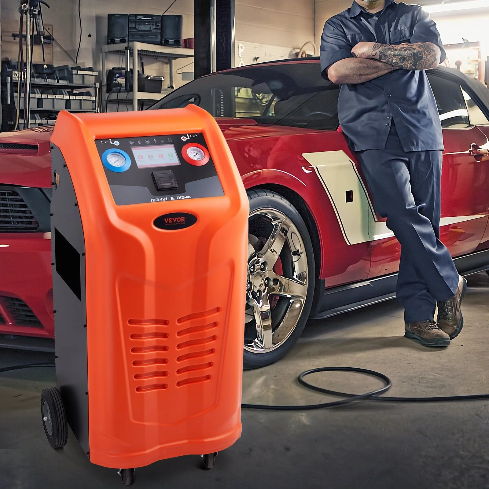 BENTISM Refrigerant Recovery Recharge Machine Fully Automatic for R134a & R1234yf - Image 8