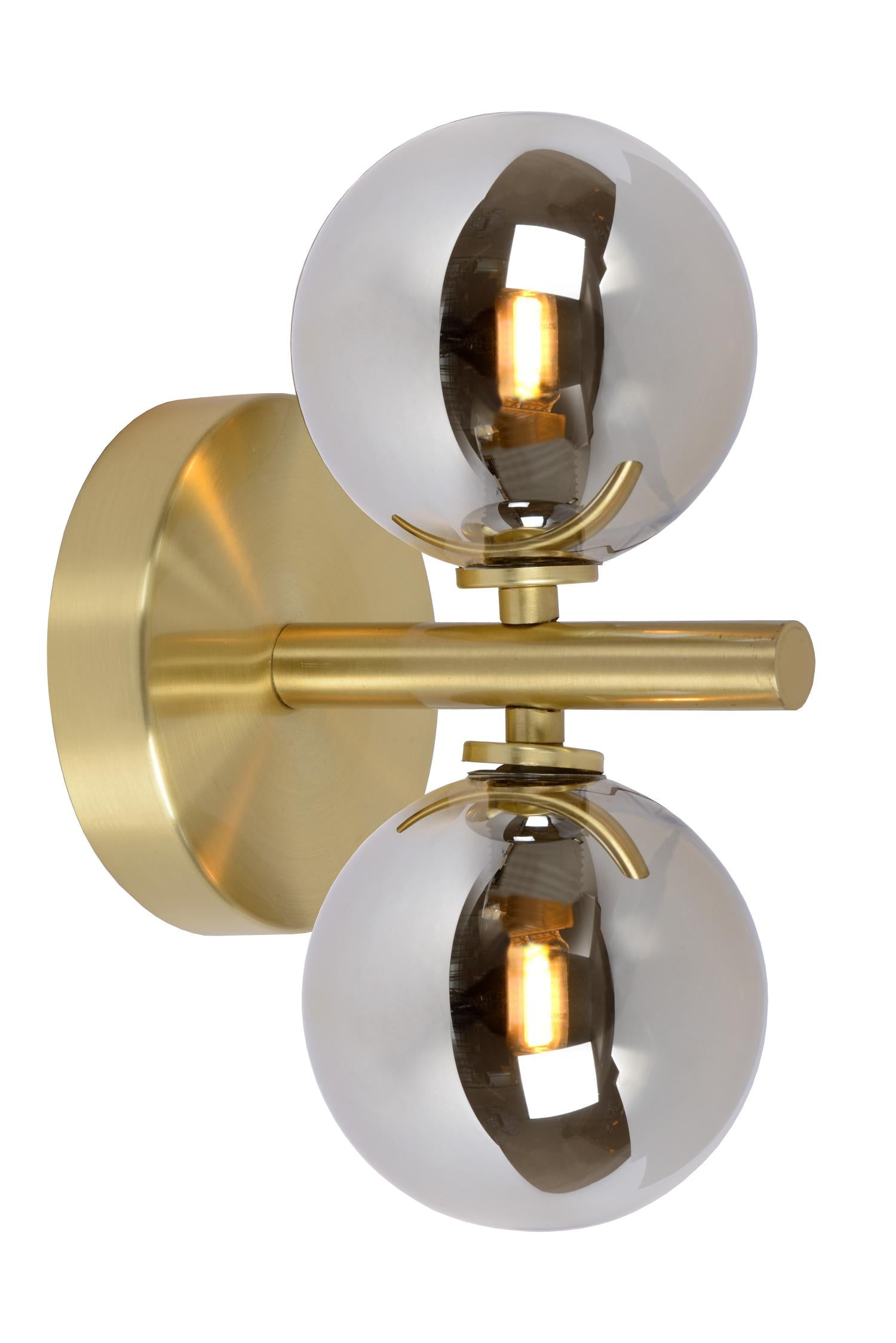 Lucide TYCHO Wandlamp - Mat Goud   Messing