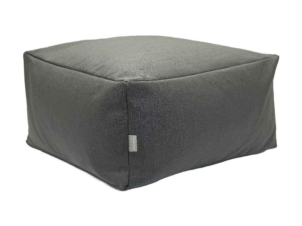 Puff desenfundable MINK 50x50x25 cm gris
