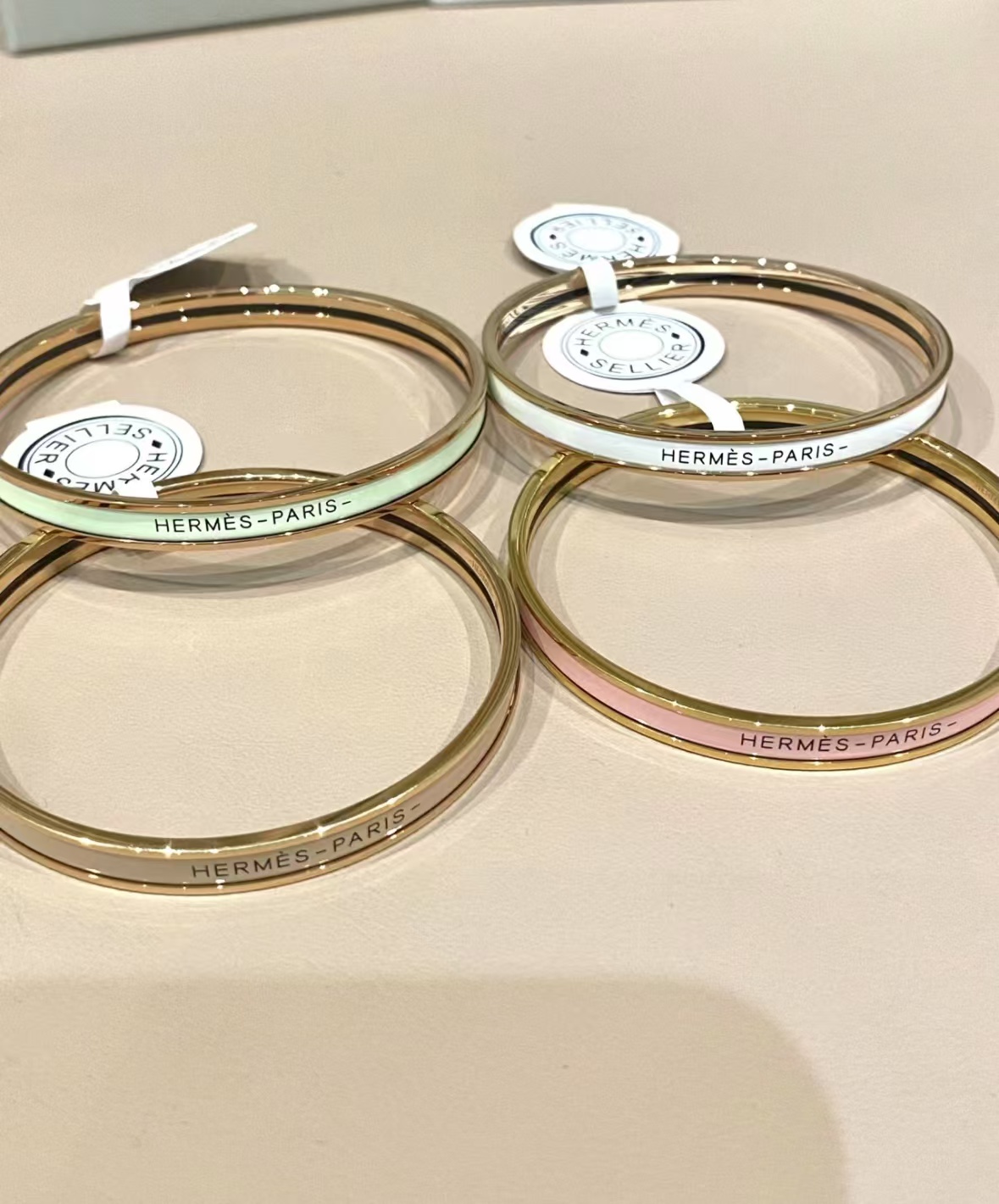 Hermes Colorful Enamel Bracelet Bangle - Original Replica Club
