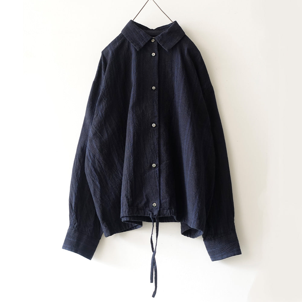 Ichi - Chemise Random Stripe - Navy