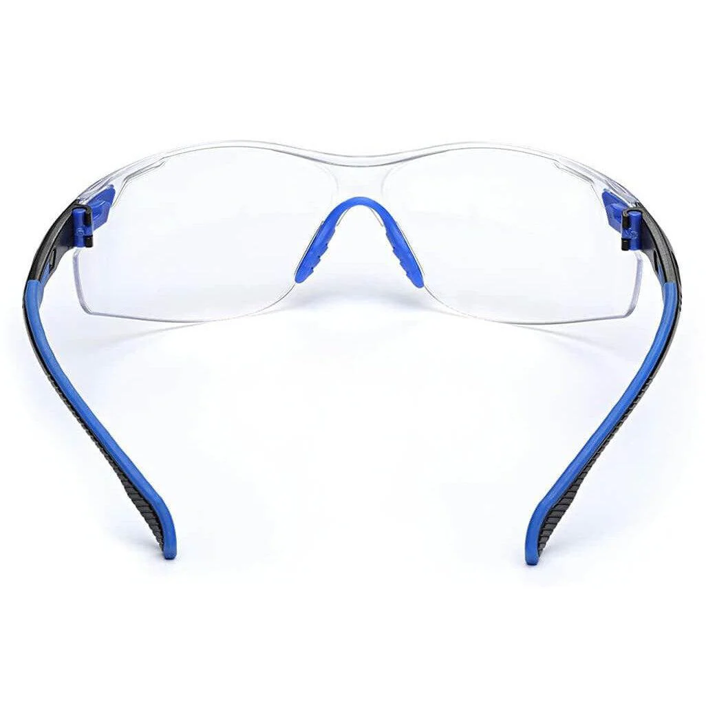 3M Solus Safety Glasses Blue with Foam Kit and Clear Anti-Fog Lens - KTF Painting Interior Exterior