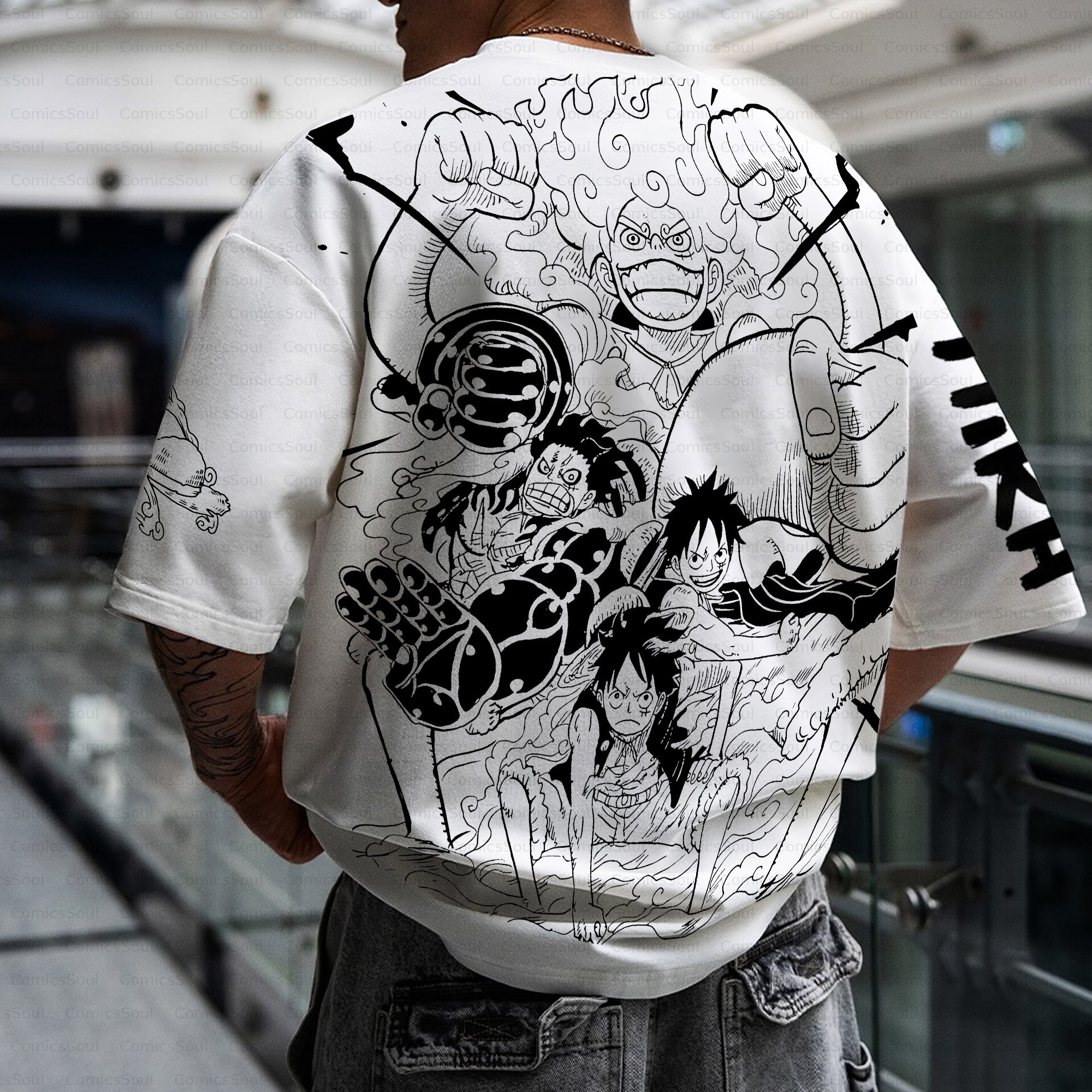 Unisex Anime Inspired Vintage T-Shirt
