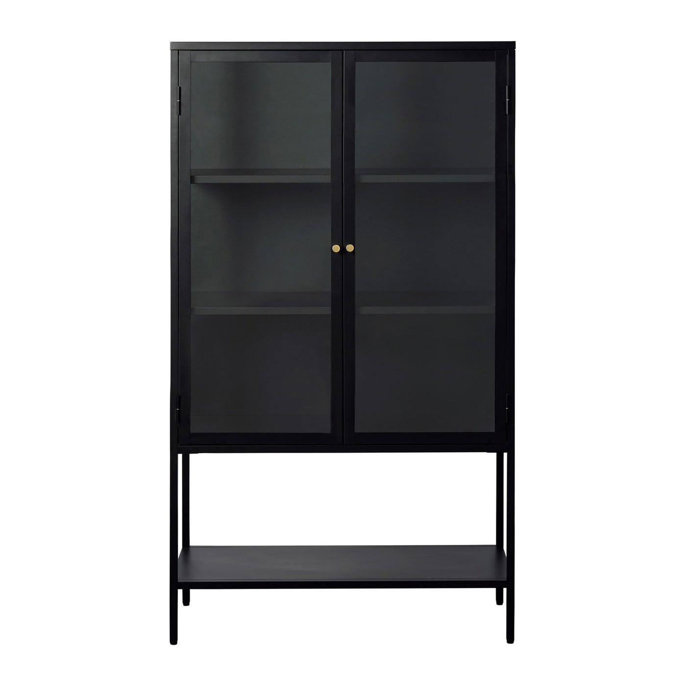 Blokker Fort Vitrinekast - H 160 cm - Zwart