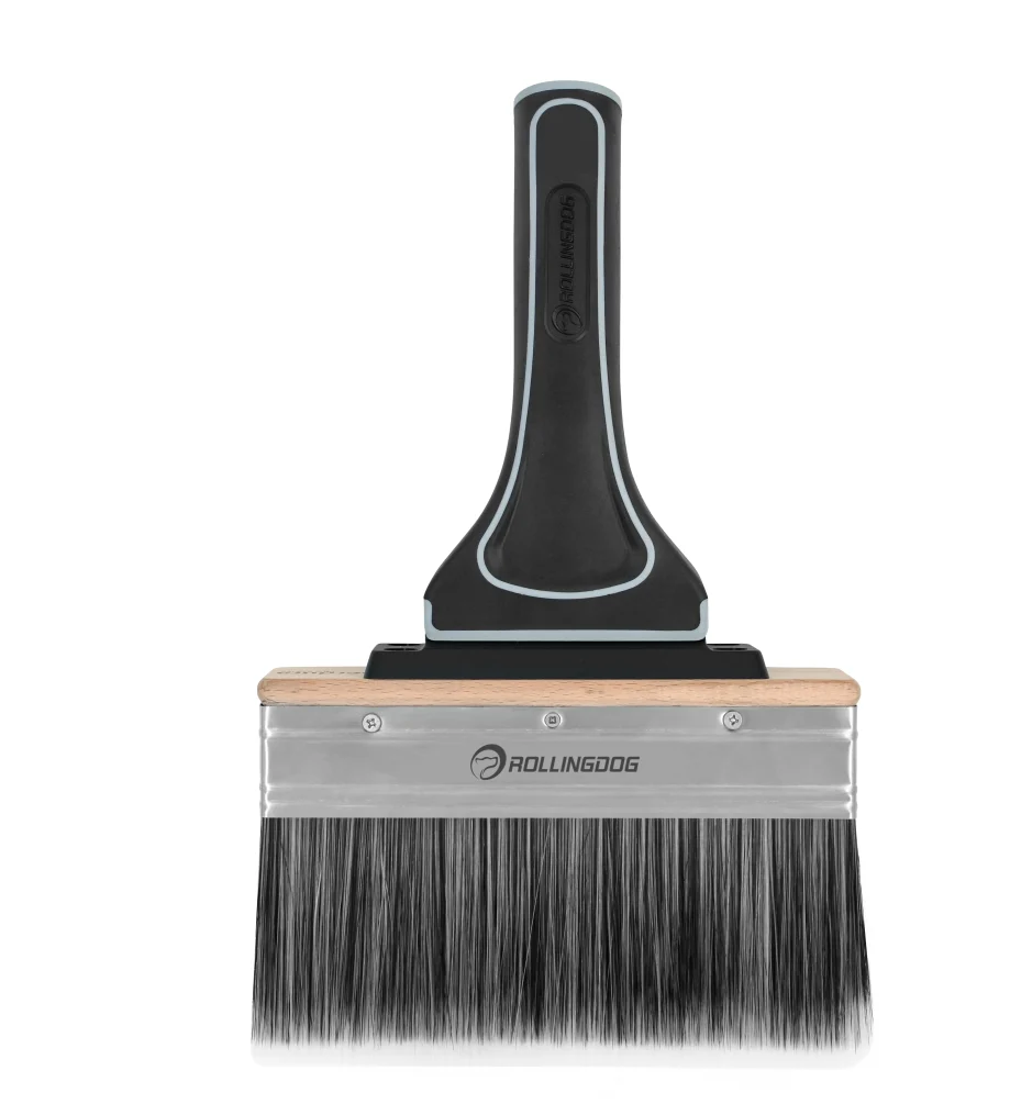 THE MOLOSSUS™ Deck & Wall Brush – Wide 2″ × 7″ Paint Brush with Extension Pole Compatibility - KTF Painting Interior Exterior