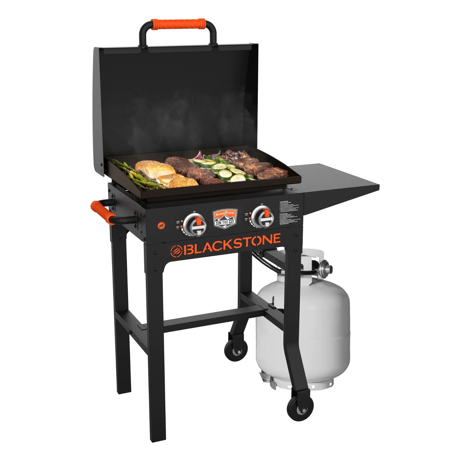 Blackstone On-The-Go 22-Inch Cart Griddle W/ Hood - 1967