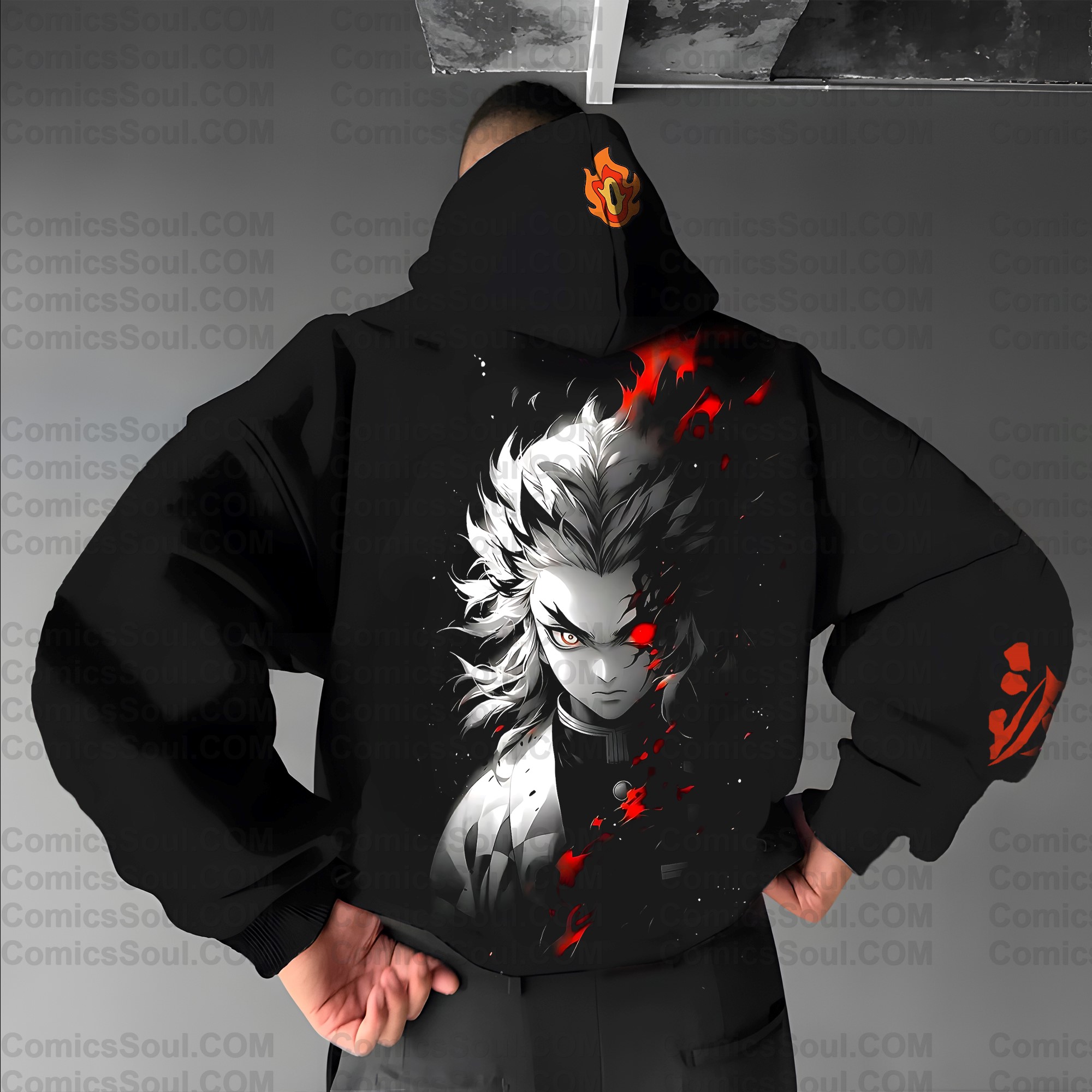 Unisex “ Comicssoul   ” Graphic Streetwear Vintage Hoodie