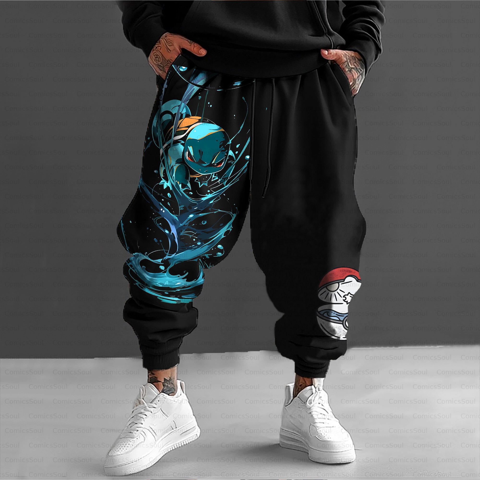 Unisex Casual Anime Streetwear Pant