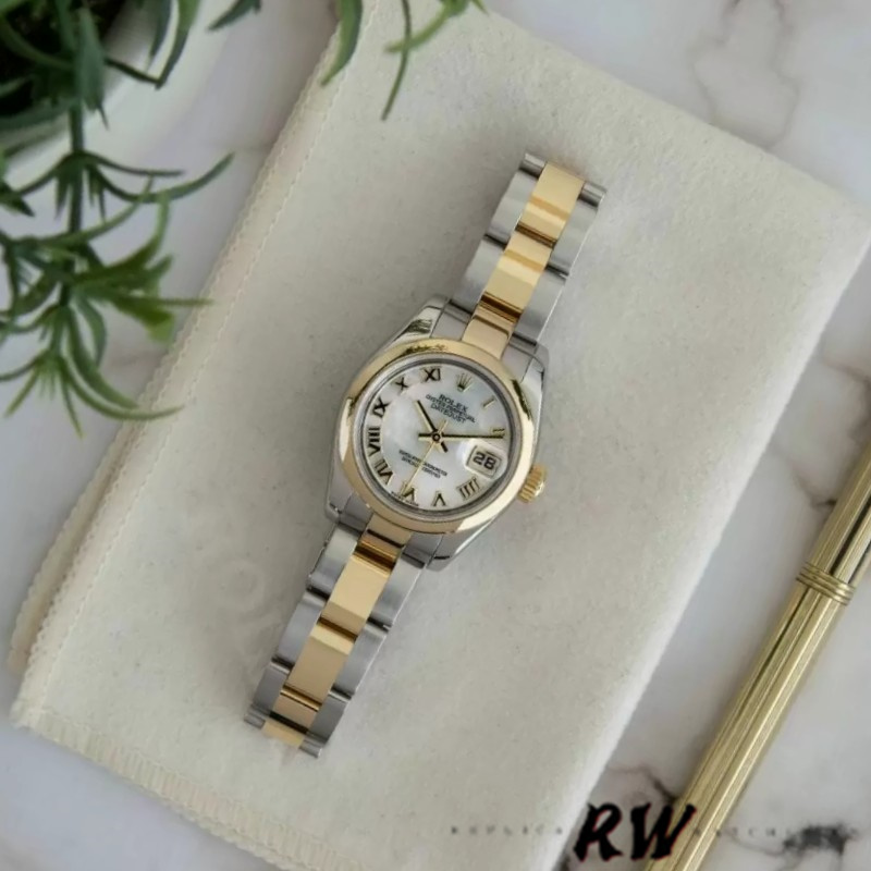 Rolex Datejust 179163 Mother of Pearl Roman Dial 26MM Lady Replica Watch