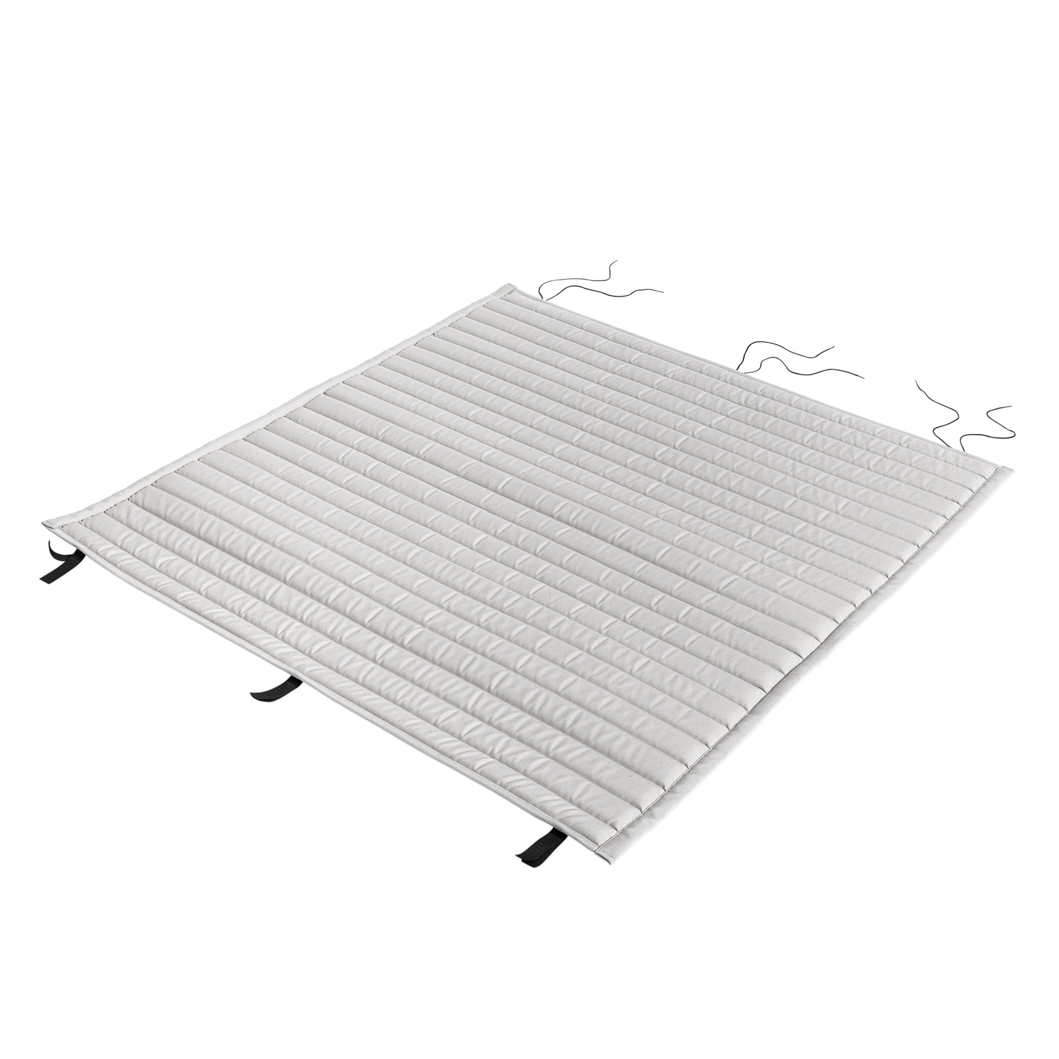 HAY Palissade Quilted Kussen voor 2,5-zits Tuinbank - Sky Grey