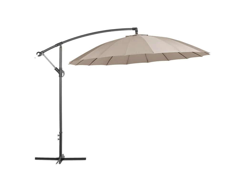 Sombrilla de jardín Nidovia color beige arena 258 cm. dgw150669
