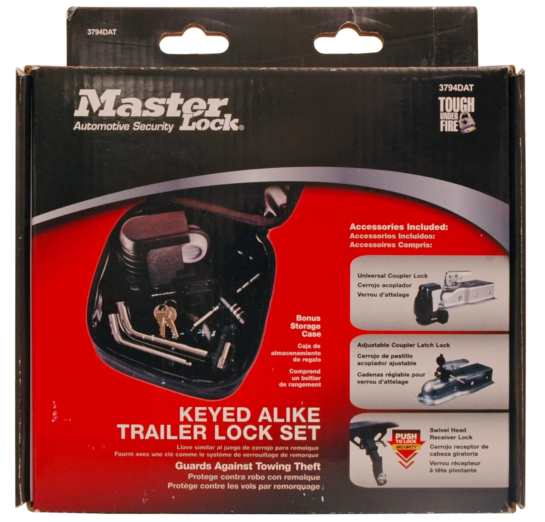 Master Lock Trailer Coupler And Receiver Lock Combo Pack - 3794DAT - Image 5 Master Lock Trailer Coupler And Receiver Lock Combo Pack - 3794DAT - Image 5