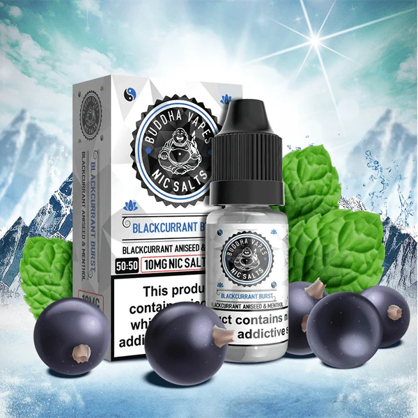 Buddha Vapes Nic Salts - Blackcurrant Burst