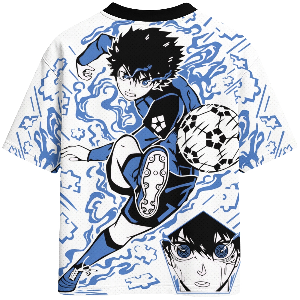 BLUE LOCK Crew Neck Football Jersey