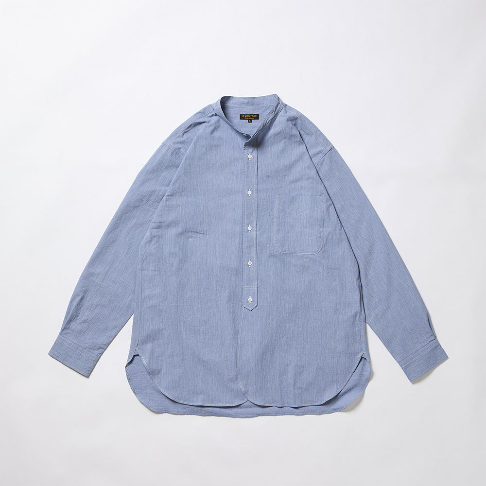 A Vontade - Chemise Pullover - Bleu Pinhead