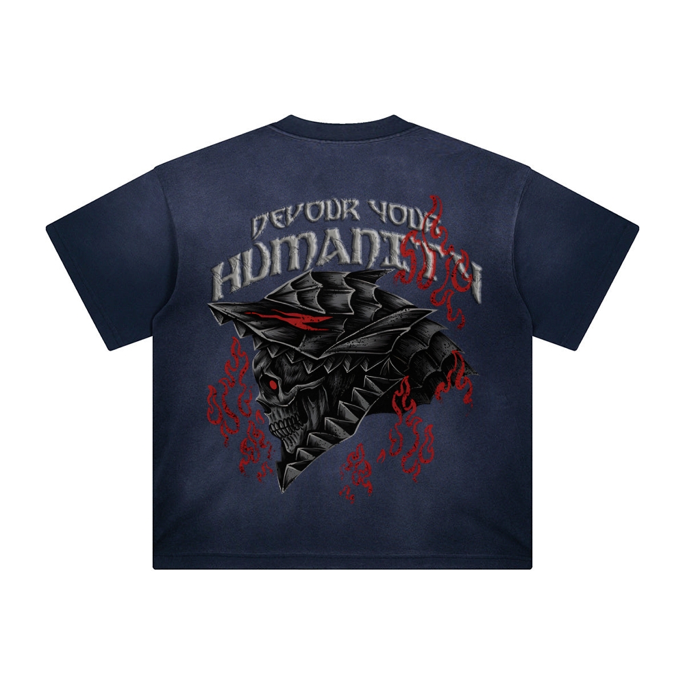 Unisex Anime Inspired Vintage T-Shirt TeeThreads Sustain the Scene with Custom Apparel