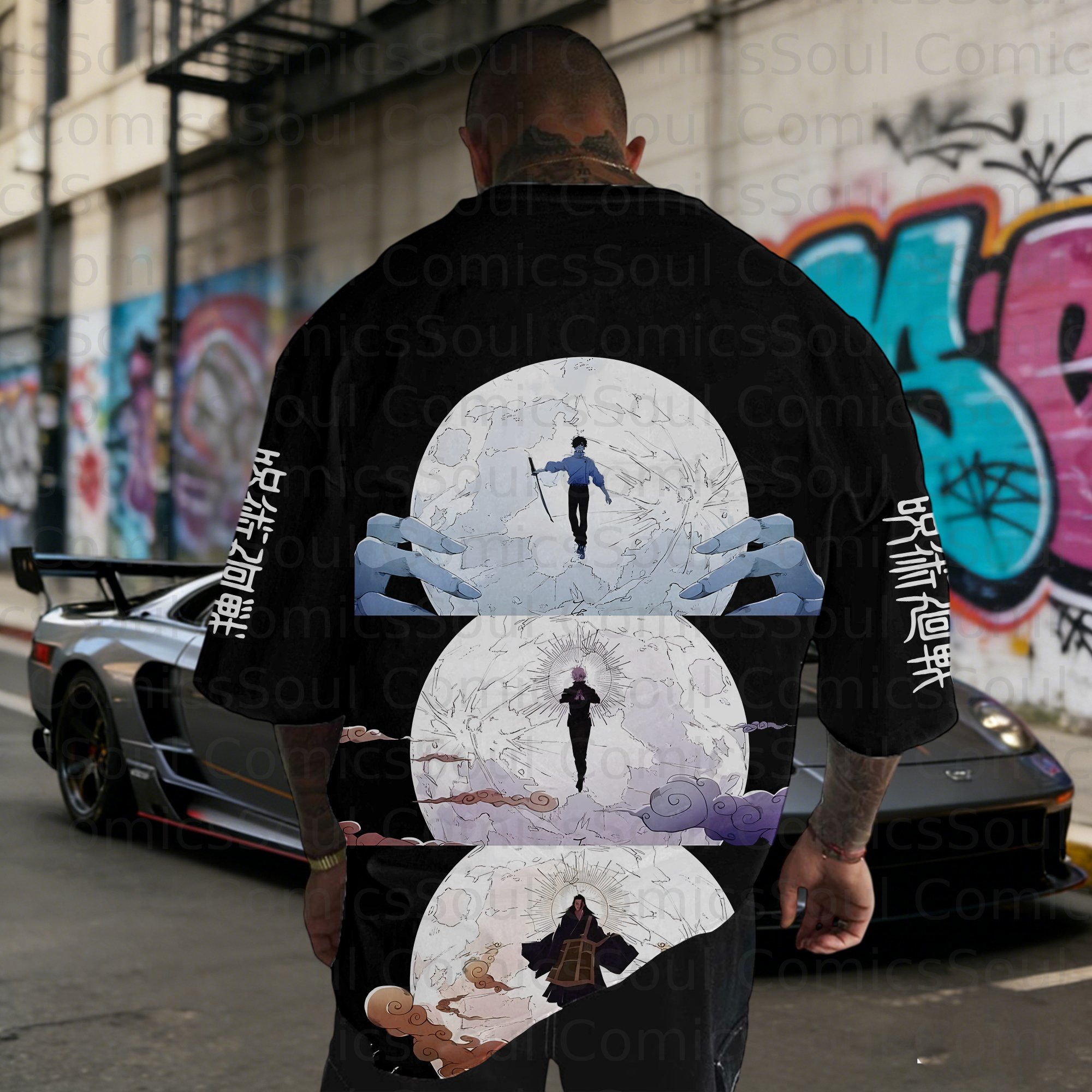 Unisex Anime Inspired Vintage T-Shirt