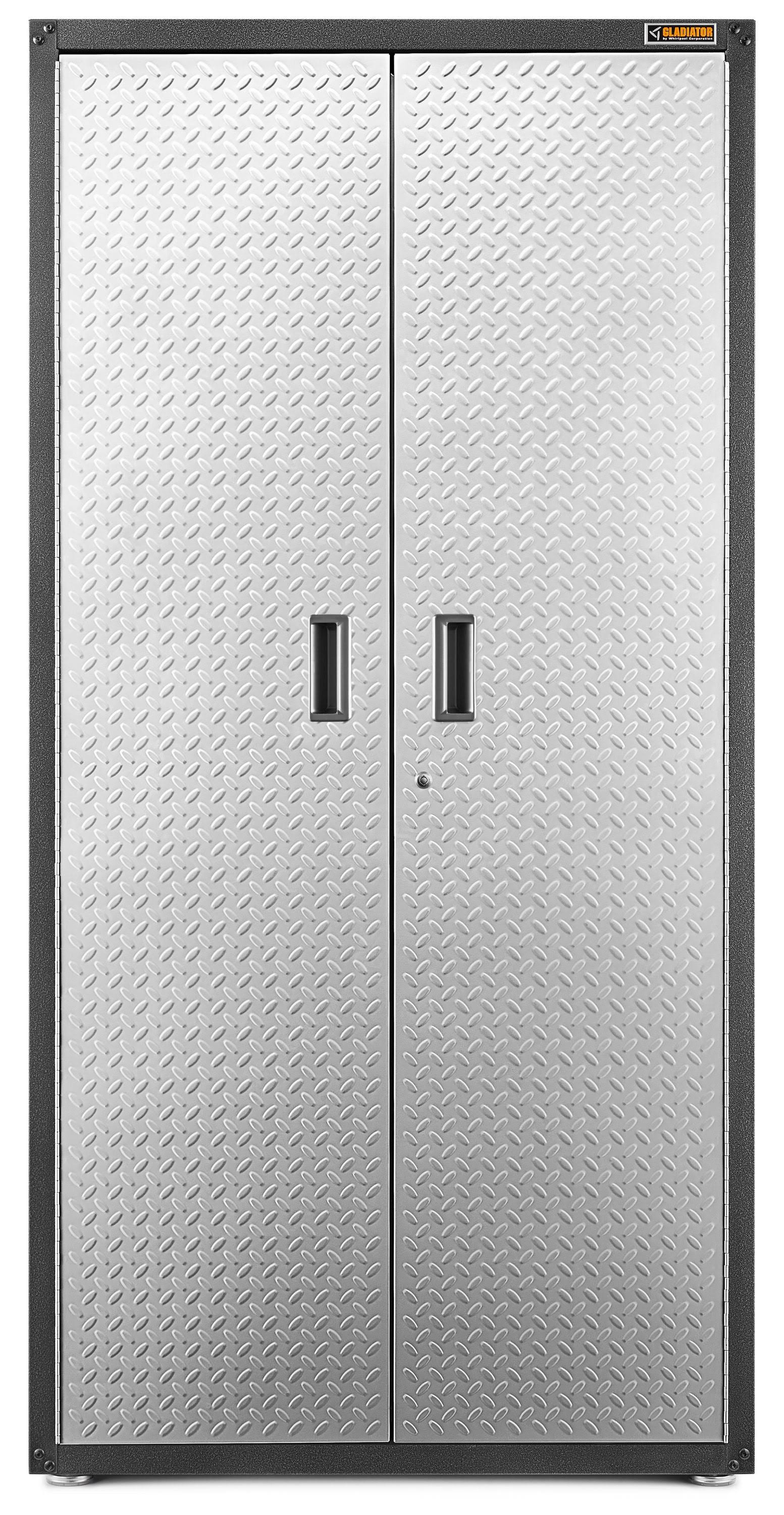 Gladiator 36" Stainless Steel Double Door Floor Gearbox(Silver Tread/36" Large)