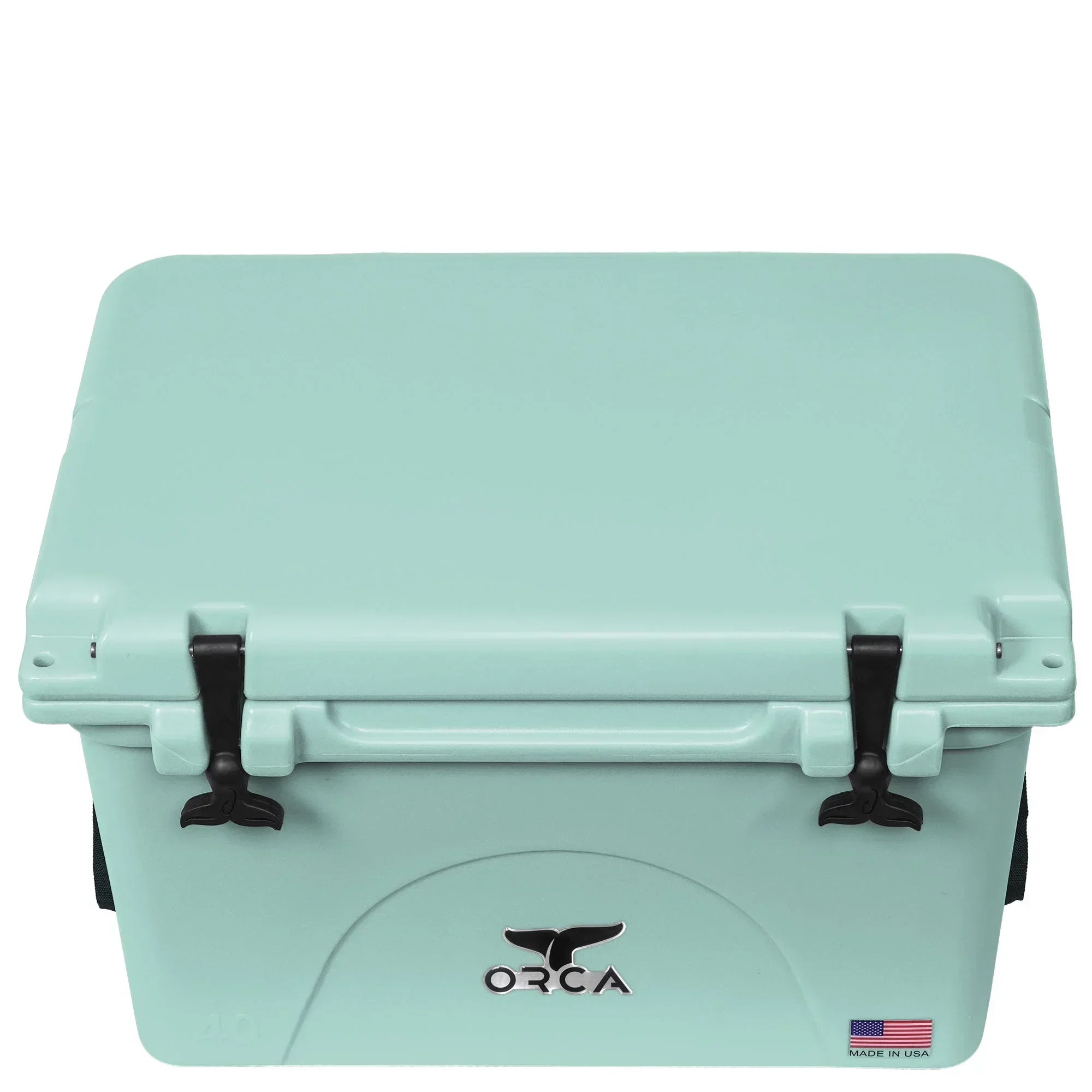ORCA 40 Quart Hard Cooler Insulated Ice Chest, Seafoam Green - Image 2 ORCA 40 Quart Hard Cooler Insulated Ice Chest, Seafoam Green - Image 2