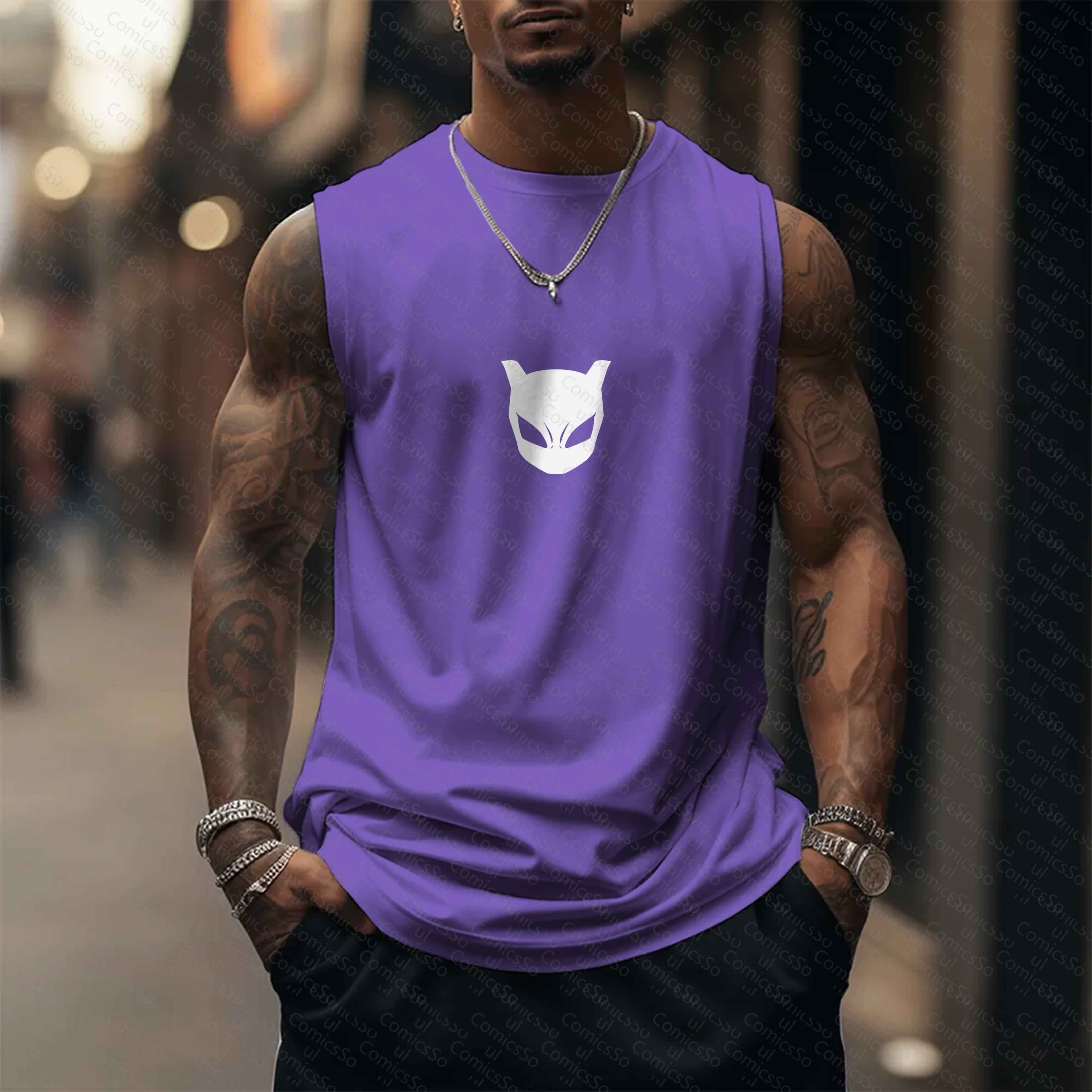 Unisex  “Comicssoul” Casual Anime  Tank Top TeeThreads Sustain the Scene with Custom Apparel