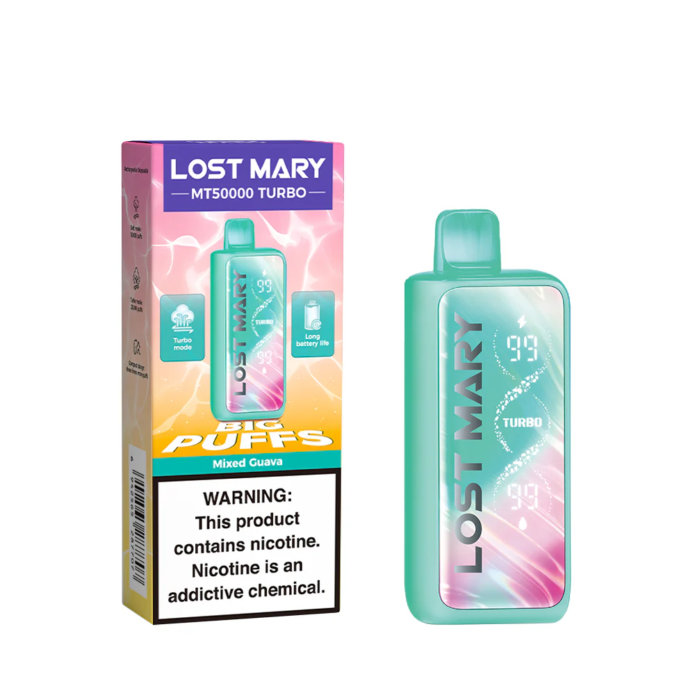 LOST MARY MT50K Turbo cigarette électronique jetable rechargeable (toutes les saveurs)