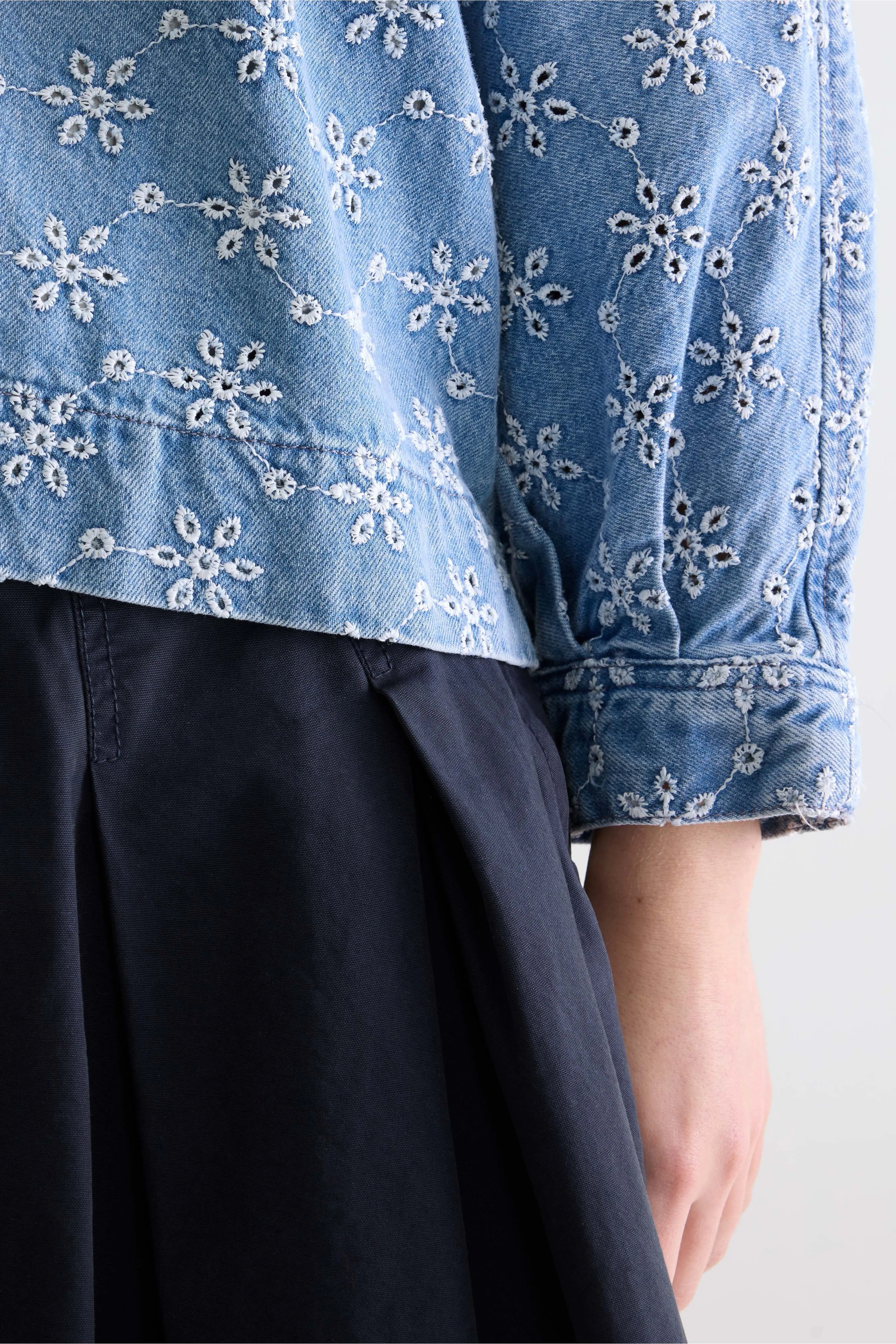 Bellerose Pinda denim blouse (261 / W / MEDIUM BLEACH)