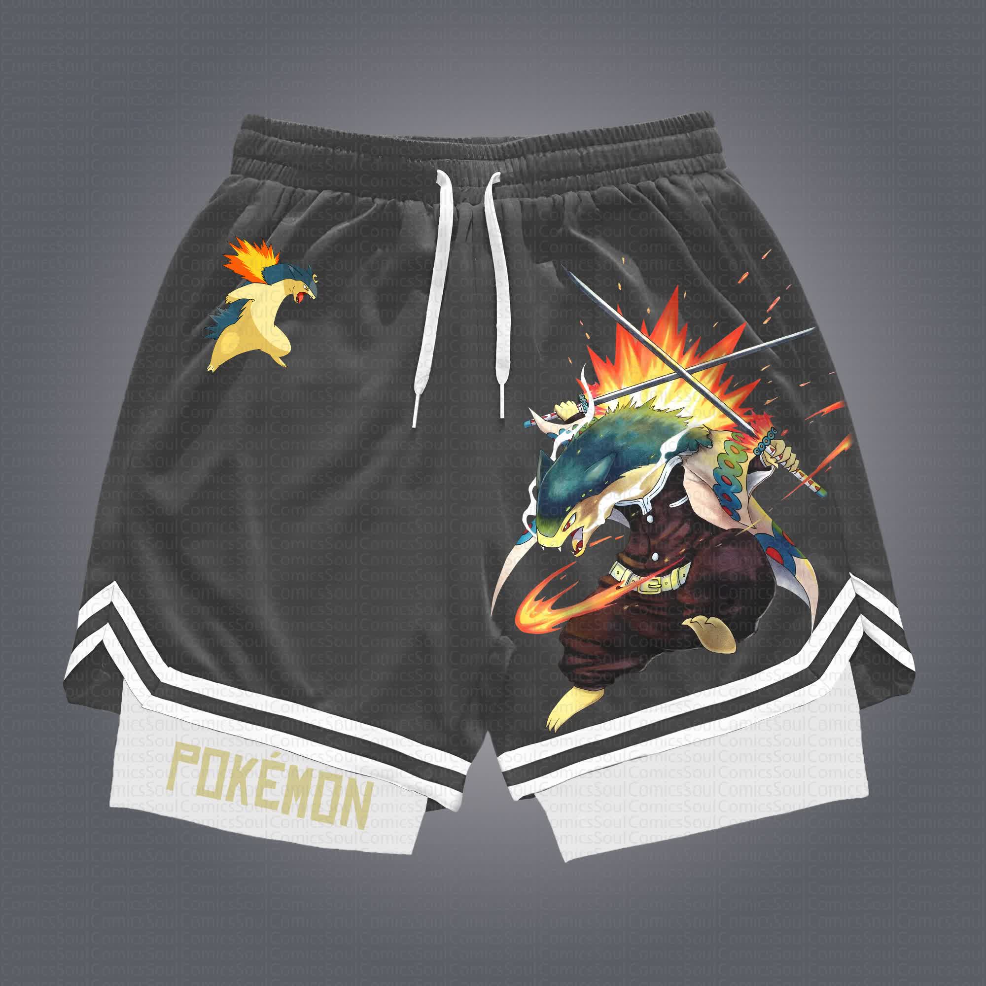 Unisex  “Comicssoul” Casual Anime Streetwear Shorts
