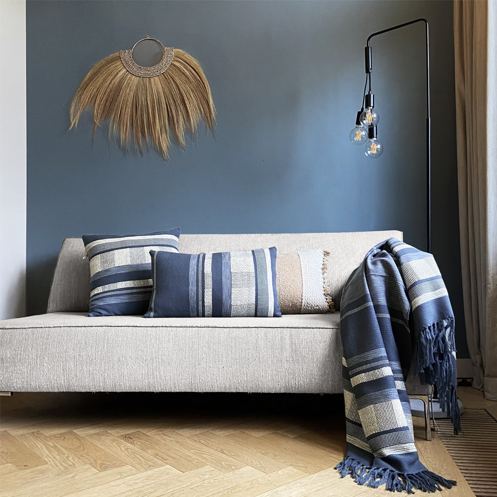 Malagoon Midnightblue Plaid - Misty Blue