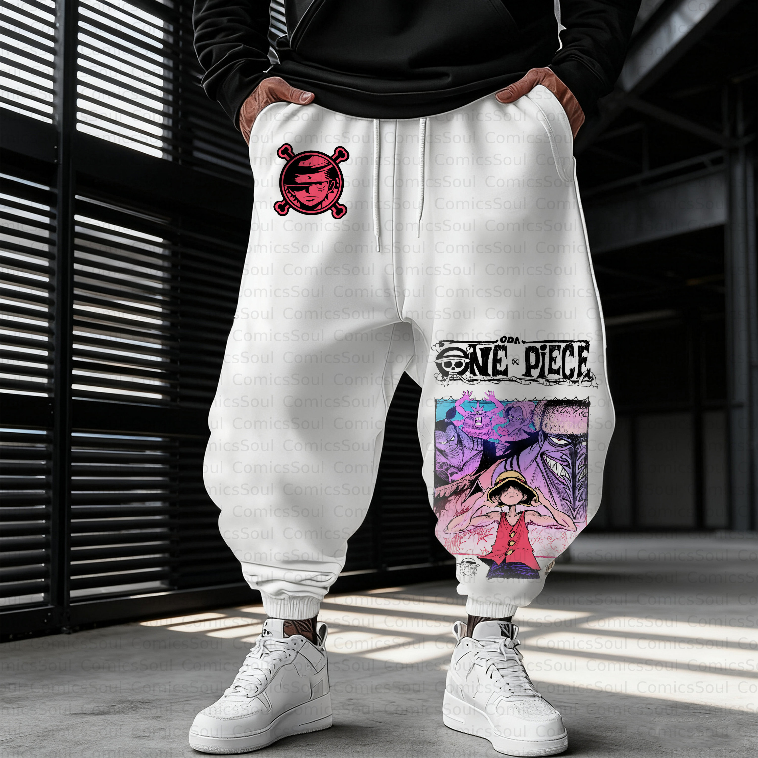 Unisex Casual Anime Streetwear Pant