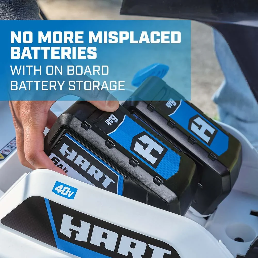 Restored Premium HART 40-Volt Cordless 20-Inch Push Mower (1) 6.0 Ah Lithium Ion Battery (Refurbished)