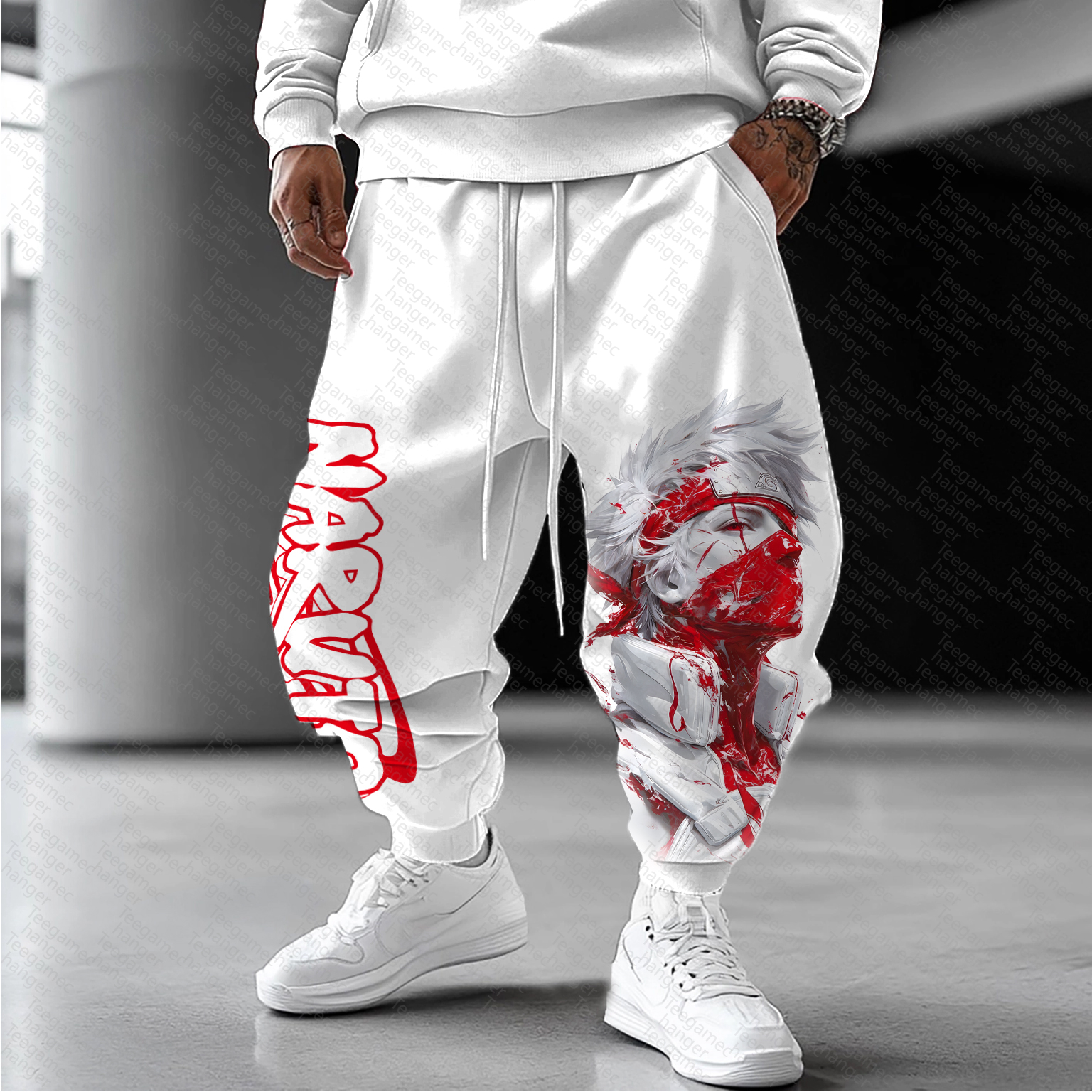 Unisex   Casual Anime Streetwear Pants