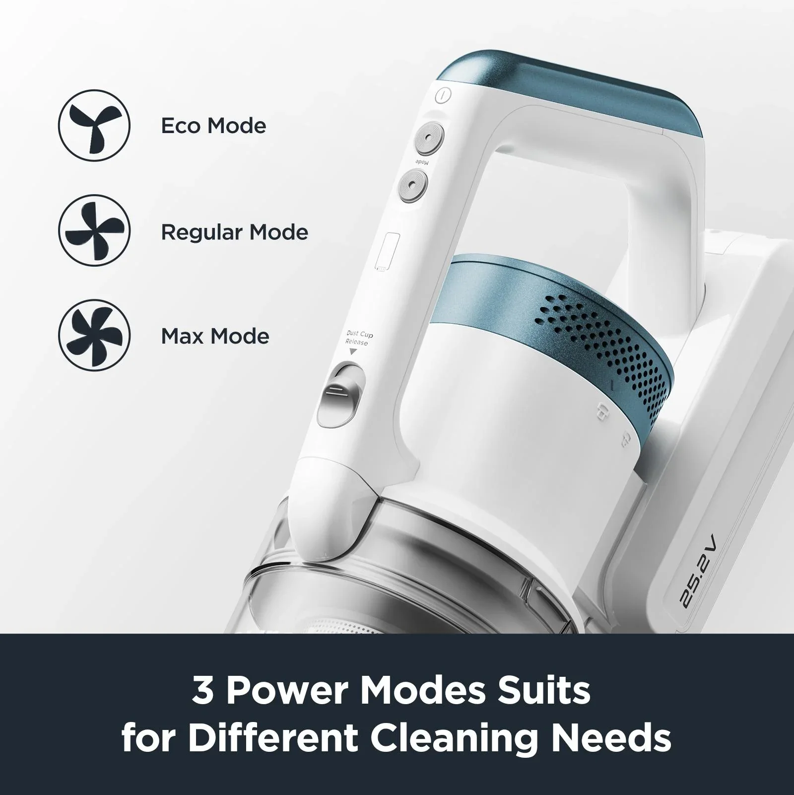 Eureka RapidClean Pro Cordless Cleaner for Hard Floors, Lightweight  LED Headlights, Handheld Vac, White, Cordless Vacuum, Multiple Accessories