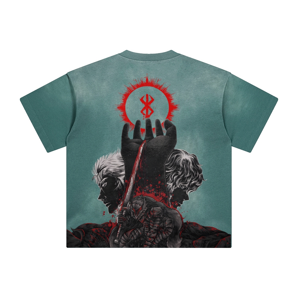 Unisex Anime Inspired Vintage T-Shirt TeeThreads Sustain the Scene with Custom Apparel