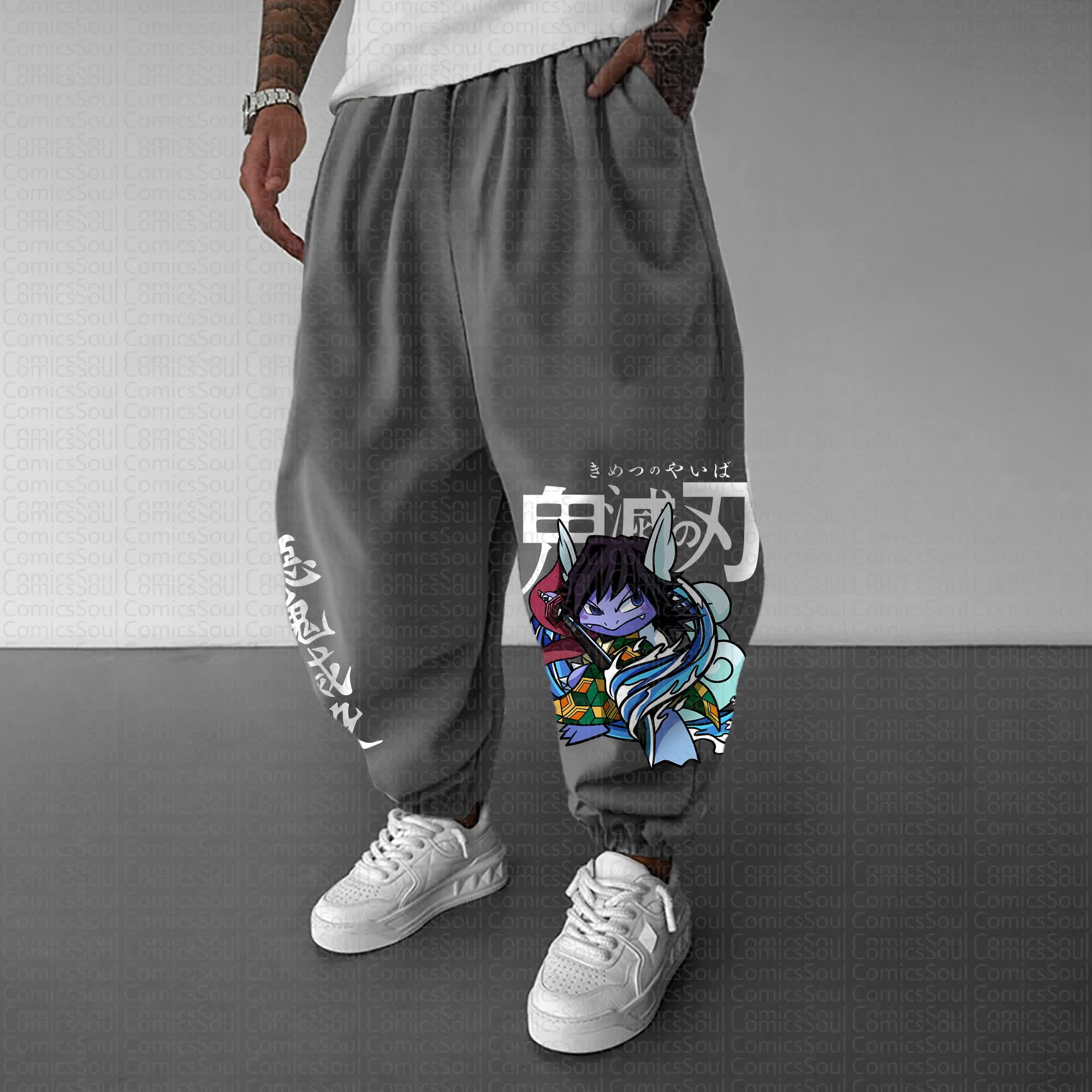 Unisex Anime Inspired Vintage Pants丨Comicssoul X Comicssoul