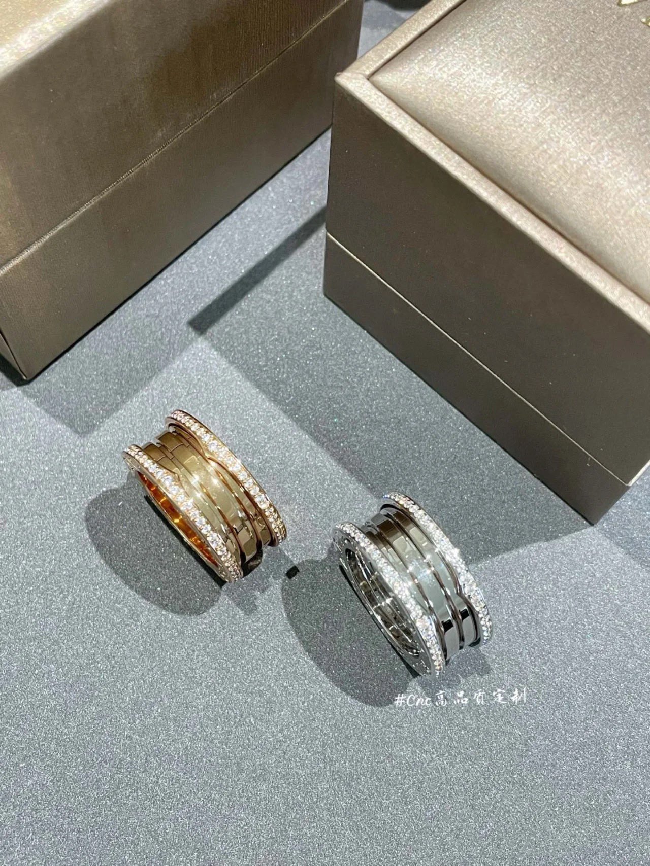 Bvlgari Demi-pave Diamonds B.zero1 Ring - Original Replica Club