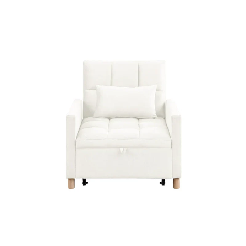 Versatile Sleeper Chair with Removable Pillow