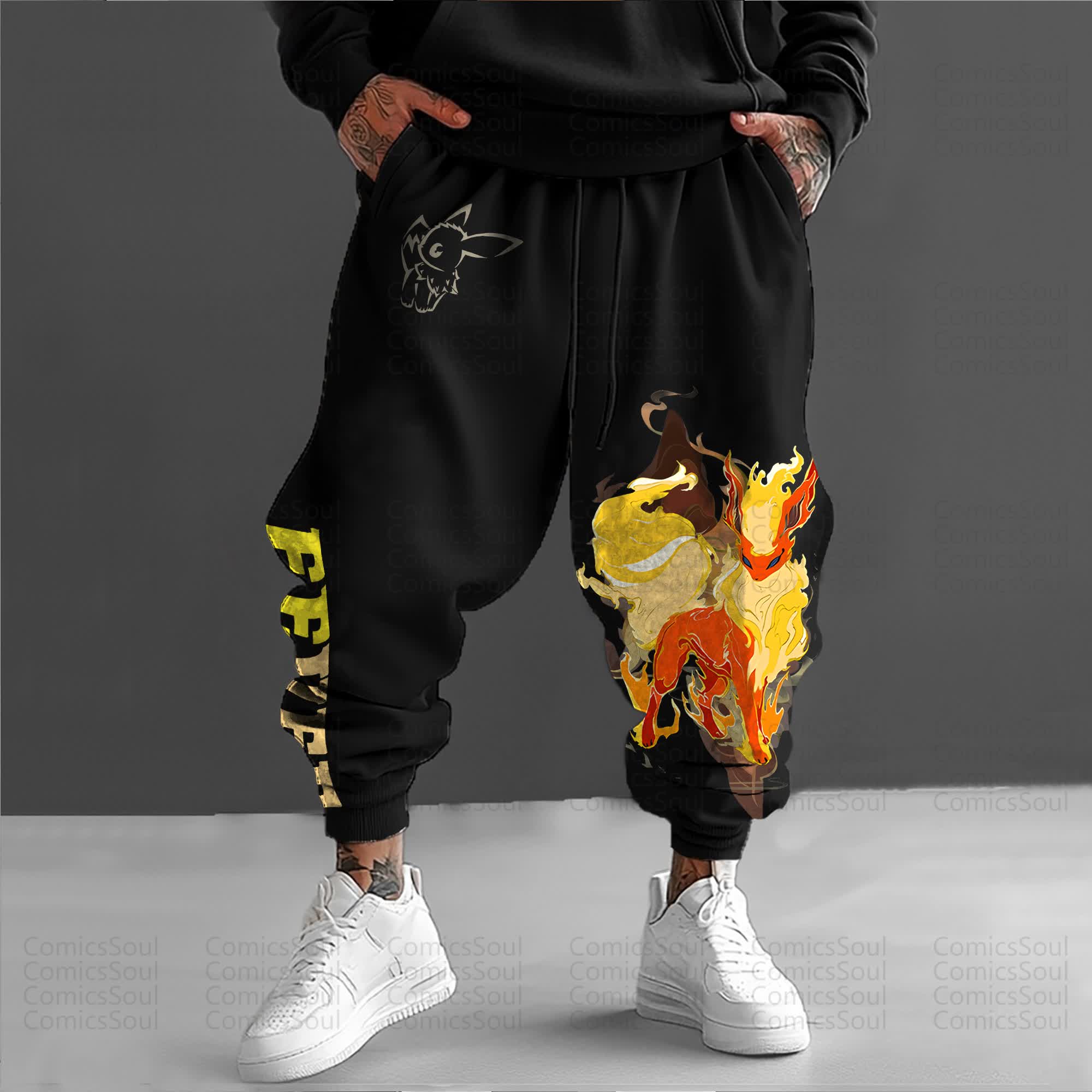 Unisex Anime Inspired Vintage Pants丨Comicssoul