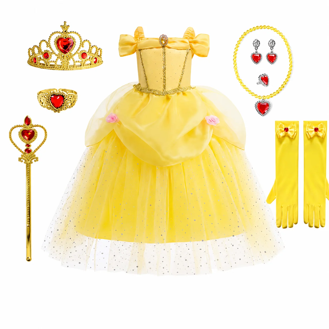 Halloween Costumes Girls Princess Party Dress Costume Set - Image 11 Halloween Costumes Girls Princess Party Dress Costume Set - Image 11