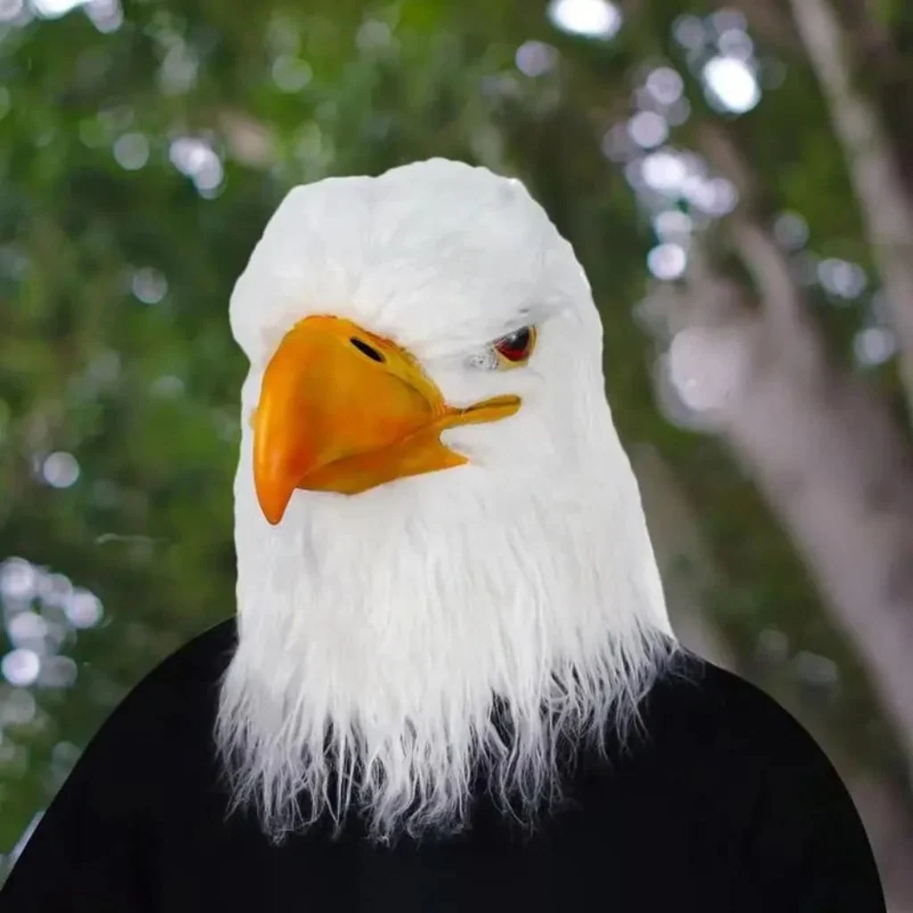 Halloween Costumes Animal Mask Eagle Head Design - Image 4 Halloween Costumes Animal Mask Eagle Head Design - Image 4