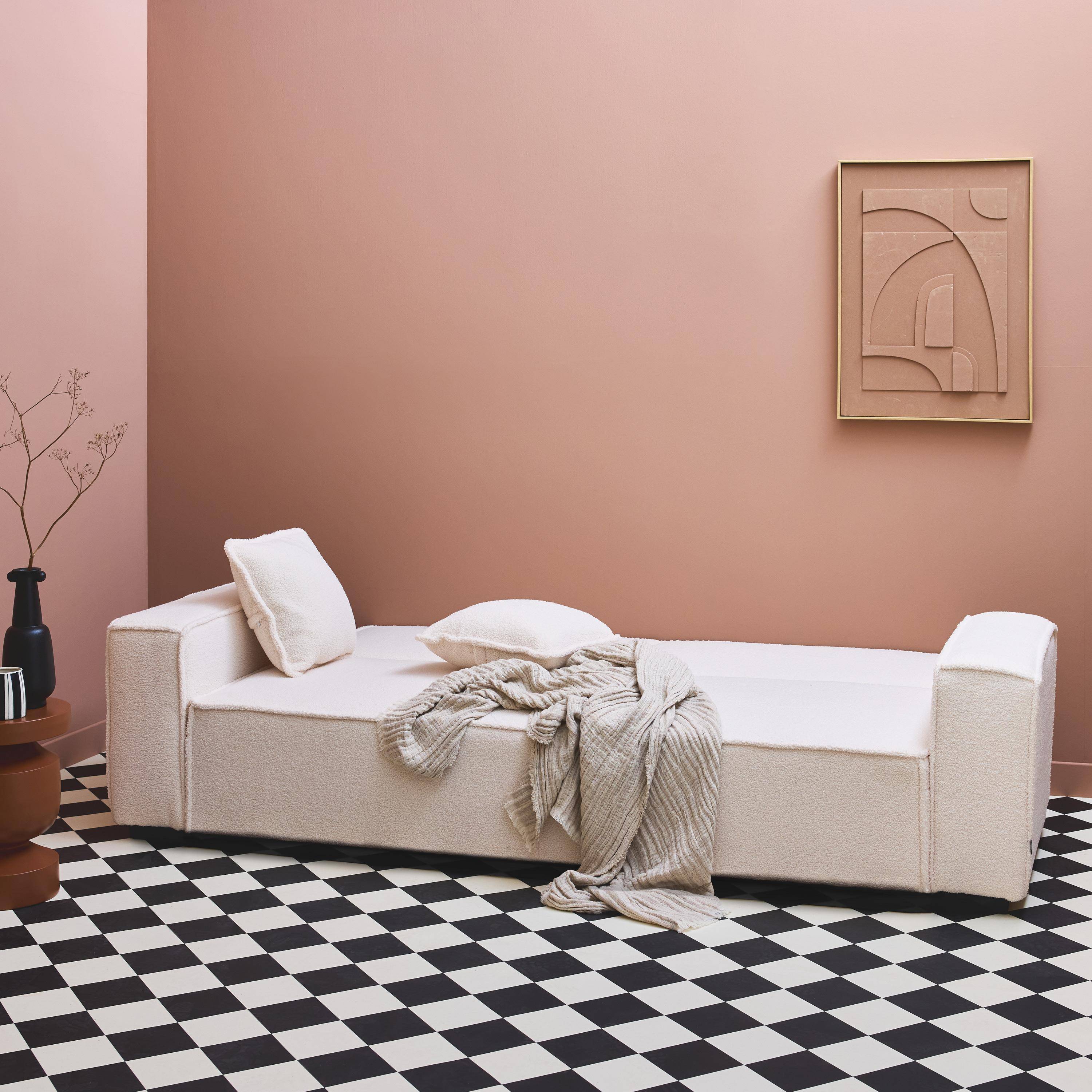 Feel borreguito - Sofá cama de borreguito, 3 plazas