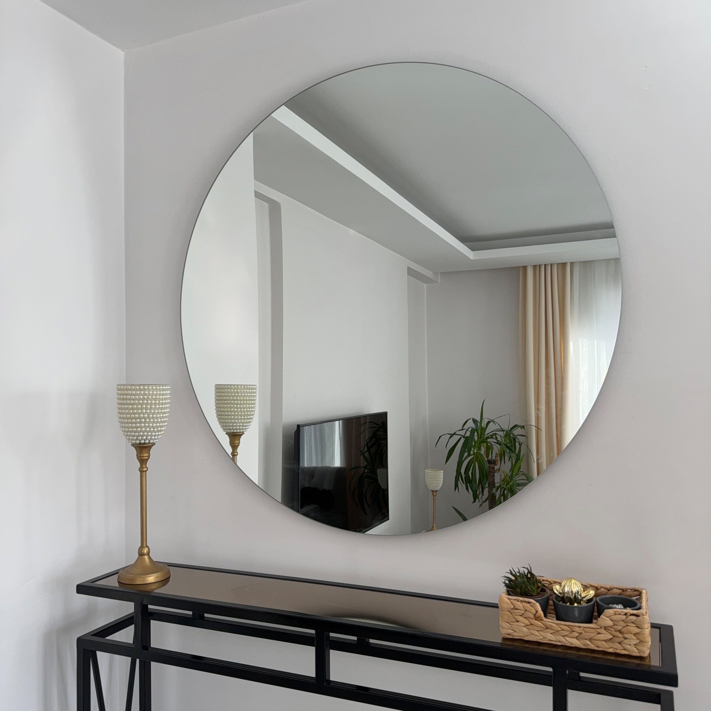 by fonQ Orris Spiegel Zonder Rand - Ø 100 cm