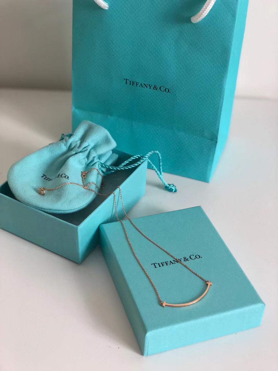 Tiffany Medium Smile Pendant Necklace - Original Replica Club