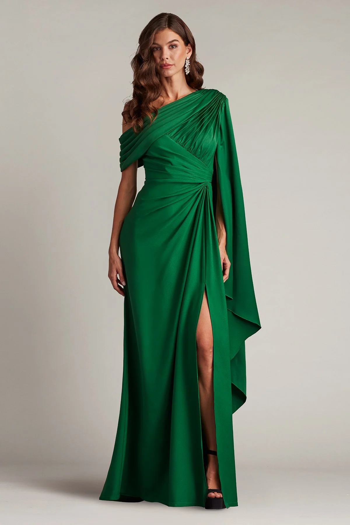 Ember Cape Sleeve Gown - Special Events Unlimited