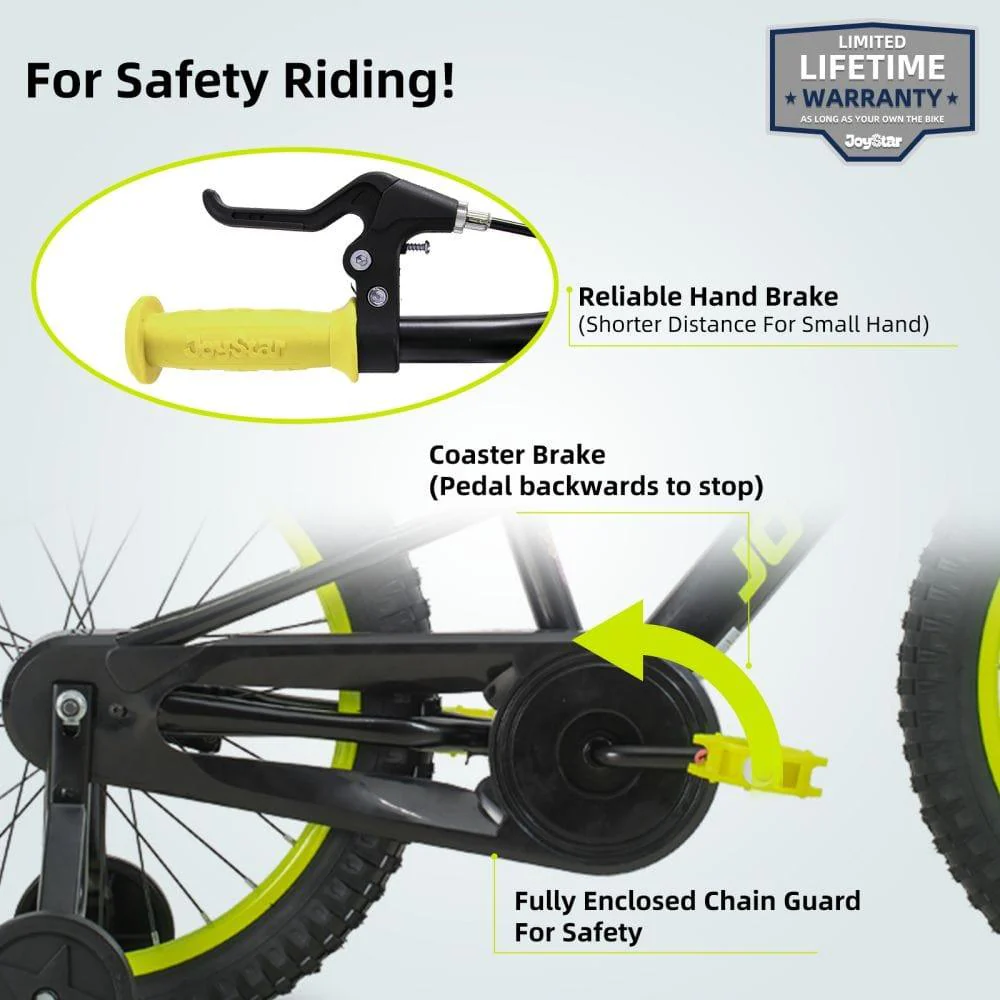 JOYSTAR NEO 20 Inch Kids Bike with Training Wheels