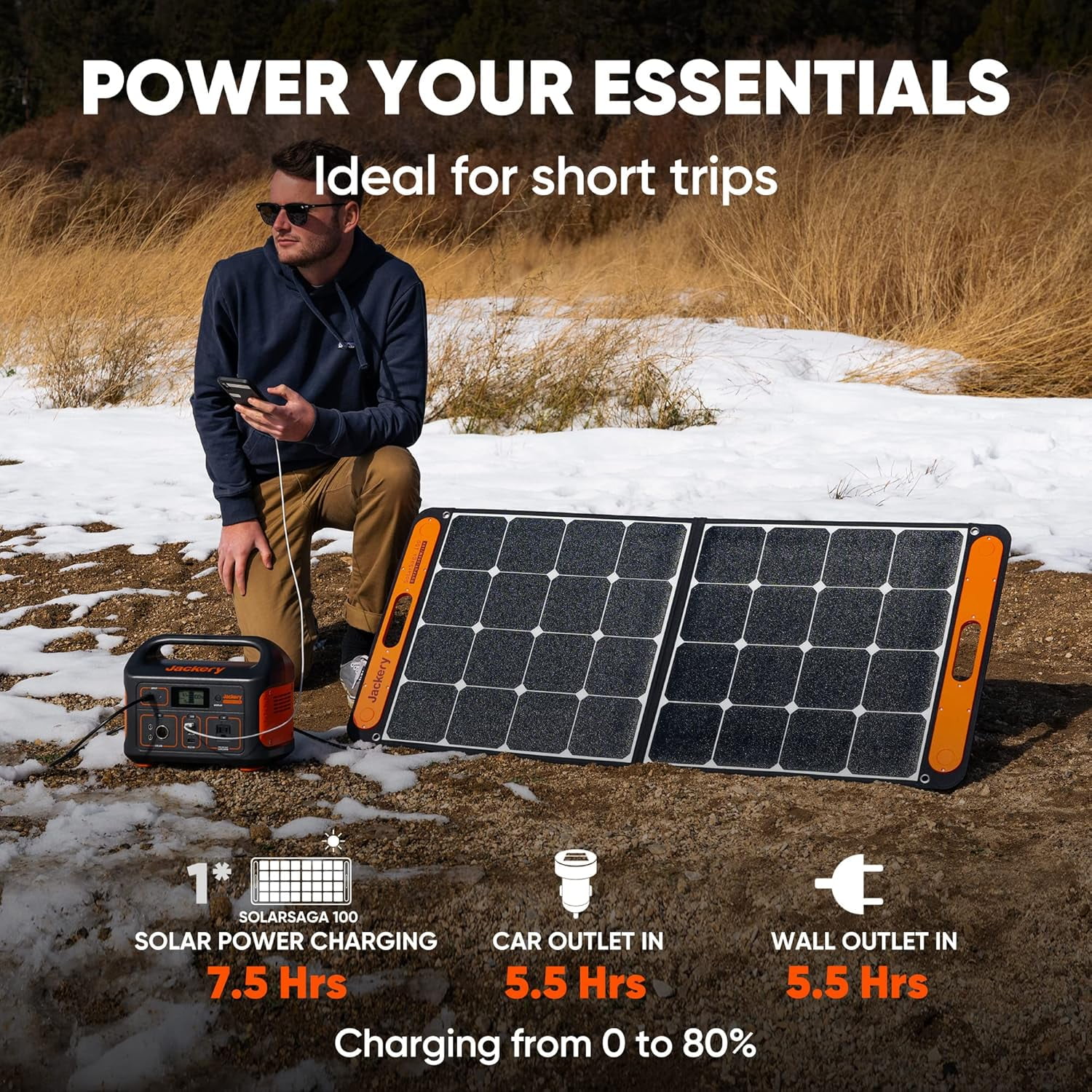 Jackery Portable Power Station Explorer 500, 500W Continuous/1000W Peak Portable Power Stations - Image 15