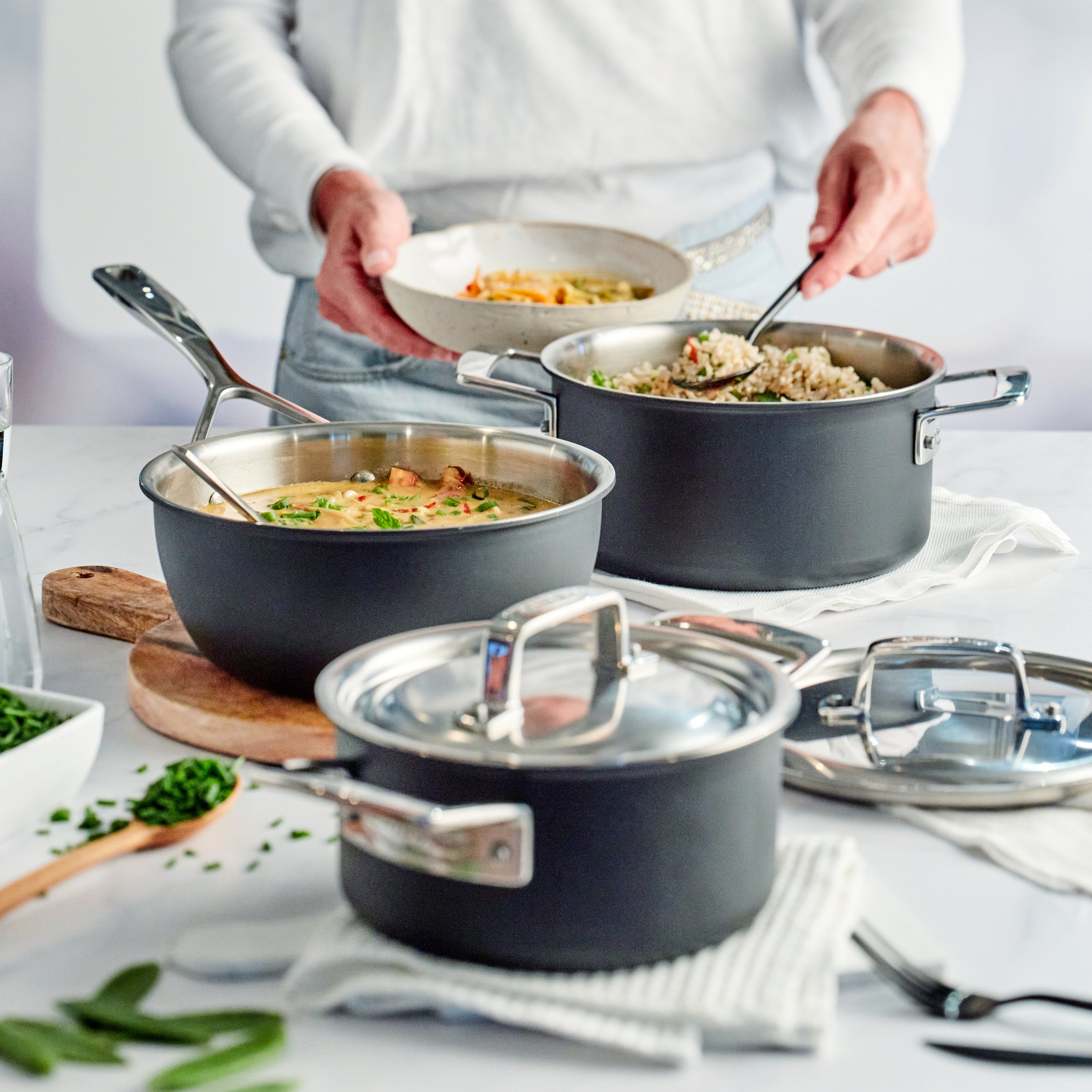 Demeyere Black 5 Pannenset 3-delig