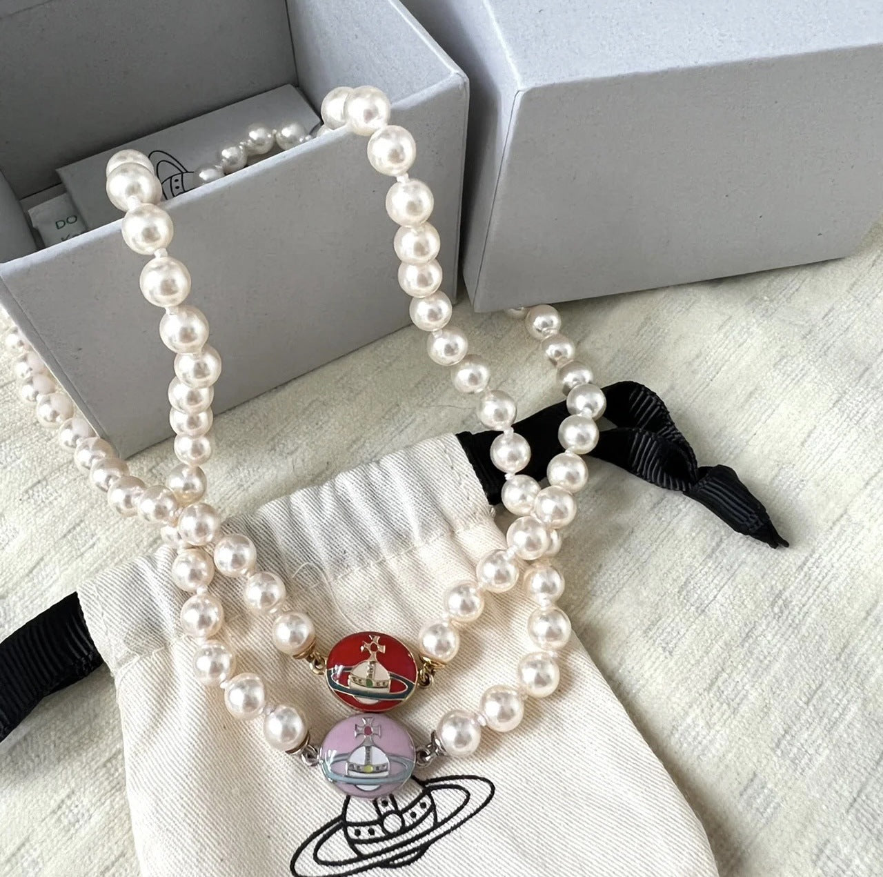Vivienne Westwood Pearl Loelia Necklace - Original Replica Club