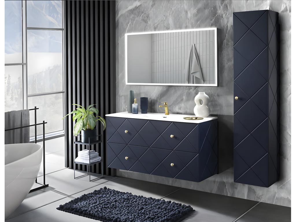 Armario Bajo Lavabos Nestleano CUW120 2D 120x46x61 Azul