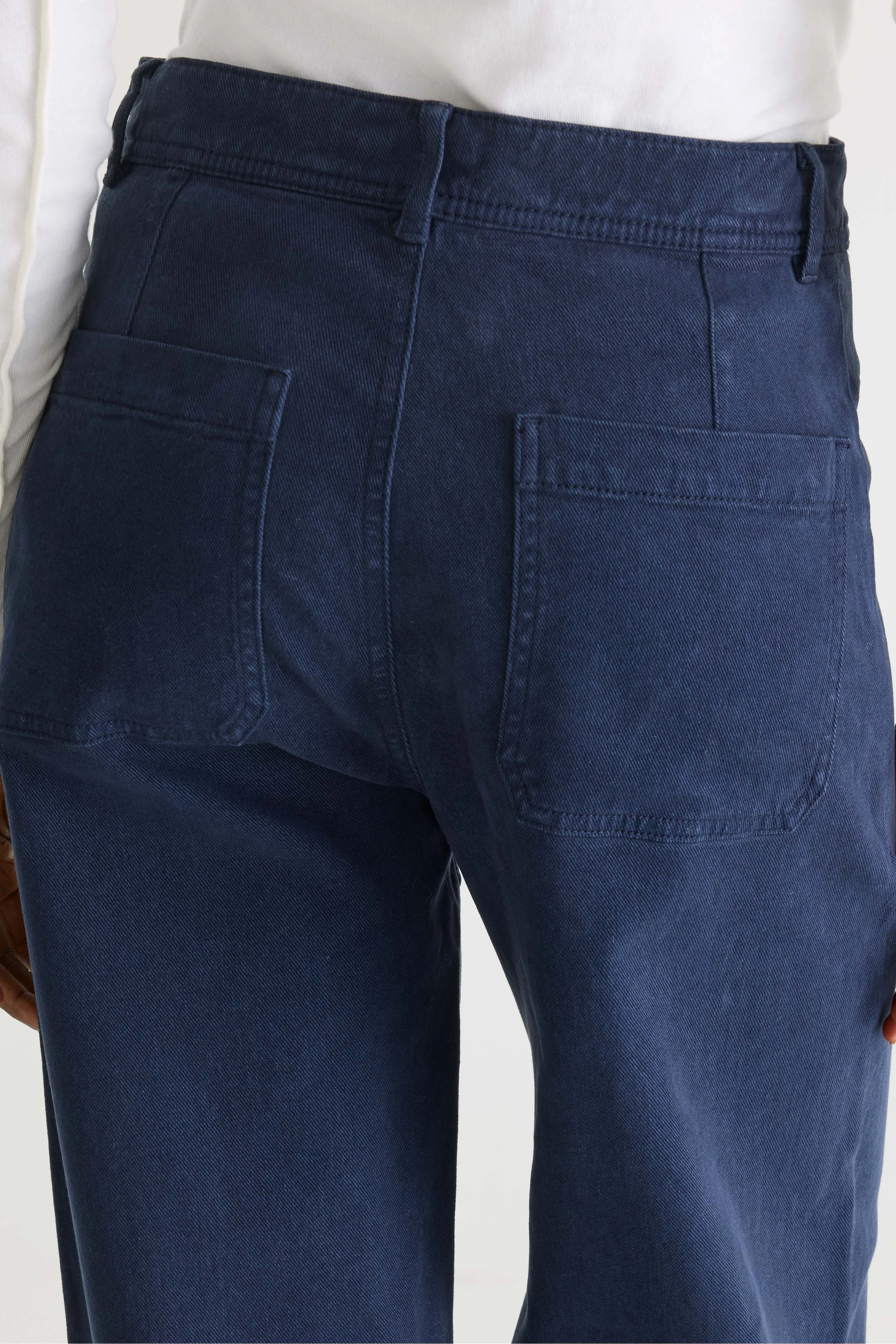 Bellerose Lottie wide navy blue trousers (252 / W / NAVY)